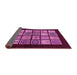 Sideview of Oriental Pink Modern Rug, abs645pnk