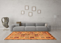 Machine Washable Oriental Orange Modern Rug, wshabs646org