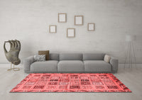 Machine Washable Oriental Red Modern Rug, wshabs646red