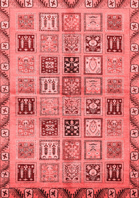 Oriental Red Modern Rug, abs646red