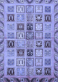 Oriental Blue Modern Rug, abs646blu