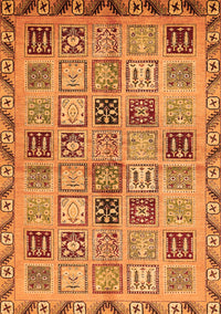 Oriental Orange Modern Rug, abs646org