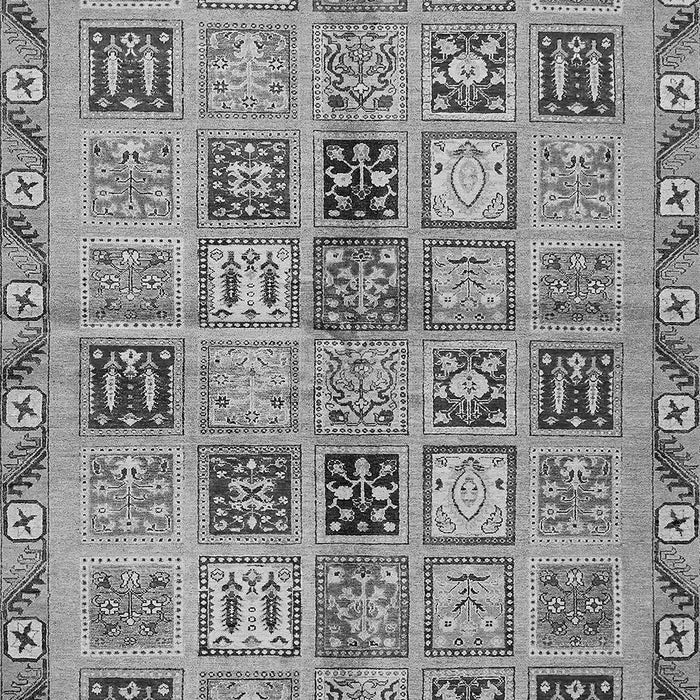 Machine Washable Oriental Gray Modern Rug, wshabs646gry