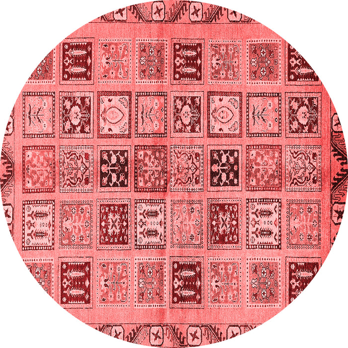 Machine Washable Oriental Red Modern Rug, wshabs646red