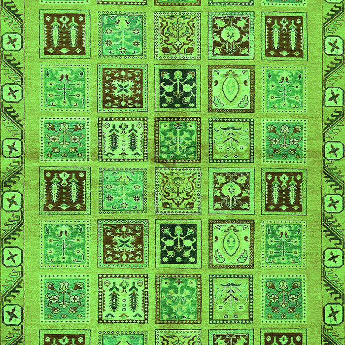 Oriental Green Modern Rug, abs646grn