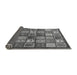 Sideview of Abstract Gray Modern Rug, abs647gry