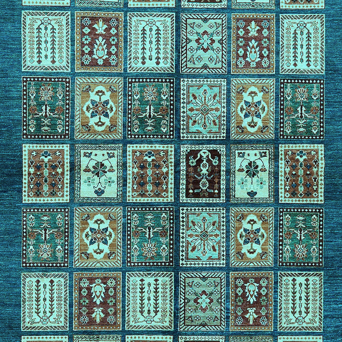 Machine Washable Abstract Light Blue Modern Rug, wshabs647lblu