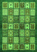 Abstract Green Modern Rug, abs647grn