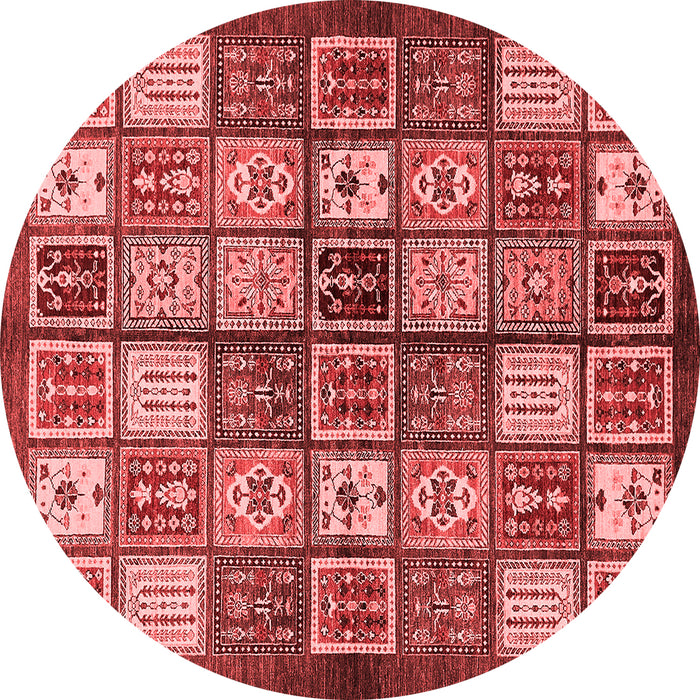 Machine Washable Abstract Red Modern Rug, wshabs647red