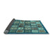 Sideview of Abstract Light Blue Modern Rug, abs647lblu