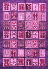 Abstract Pink Modern Rug, abs647pnk