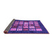 Sideview of Abstract Purple Modern Rug, abs648pur