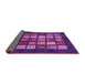 Sideview of Abstract Pink Modern Rug, abs648pnk