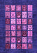 Machine Washable Abstract Purple Modern Area Rugs, wshabs648pur