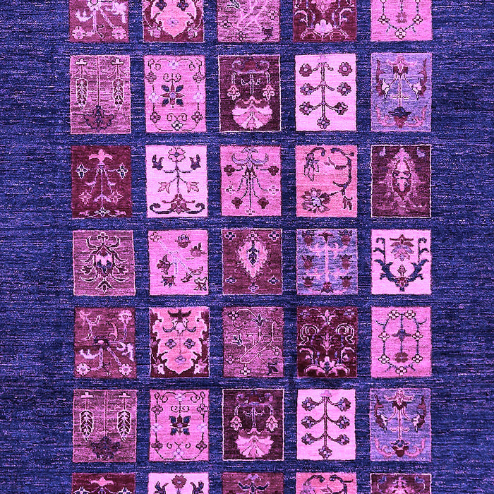 Abstract Purple Modern Rug, abs648pur