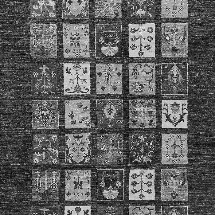 Abstract Gray Modern Rug, abs648gry