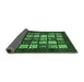 Sideview of Abstract Emerald Green Modern Rug, abs648emgrn