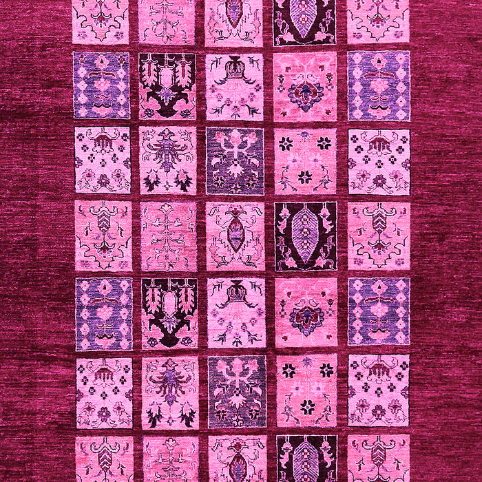 Machine Washable Abstract Pink Modern Rug, wshabs649pnk