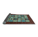 Sideview of Abstract Light Blue Modern Rug, abs649lblu