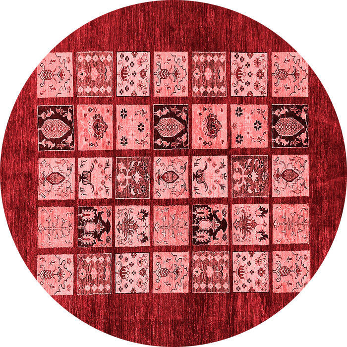 Abstract Red Modern Rug, abs649red