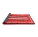 Abstract Red Modern Area Rugs