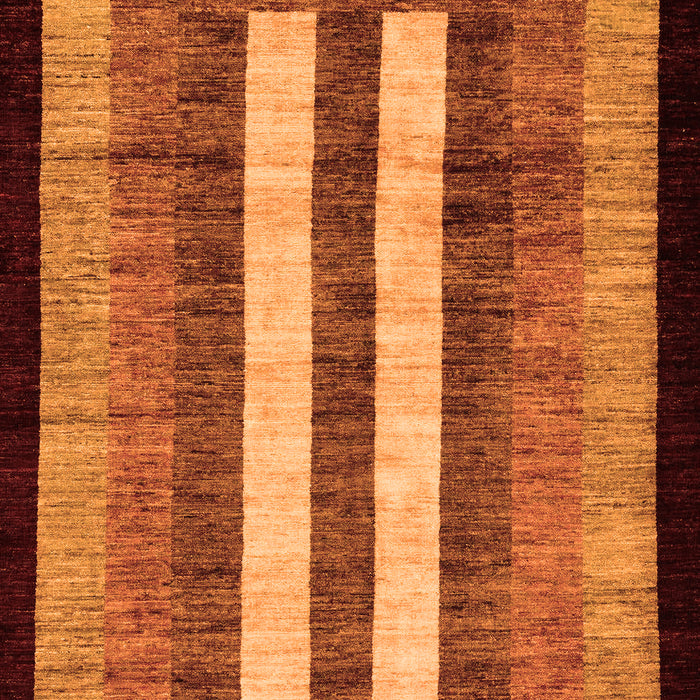 Abstract Orange Modern Rug, abs64org