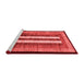 Modern Red Washable Rugs