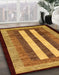 Machine Washable Abstract Tomato Red Rug in a Family Room, wshabs64