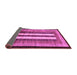 Sideview of Abstract Purple Modern Rug, abs64pur