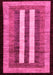 Abstract Pink Modern Rug, abs64pnk