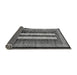 Sideview of Abstract Gray Modern Rug, abs64gry