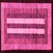 Square Abstract Pink Modern Rug, abs64pnk