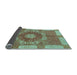 Sideview of Abstract Light Blue Modern Rug, abs650lblu