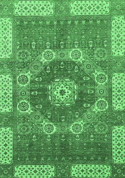 Abstract Emerald Green Modern Rug, abs650emgrn