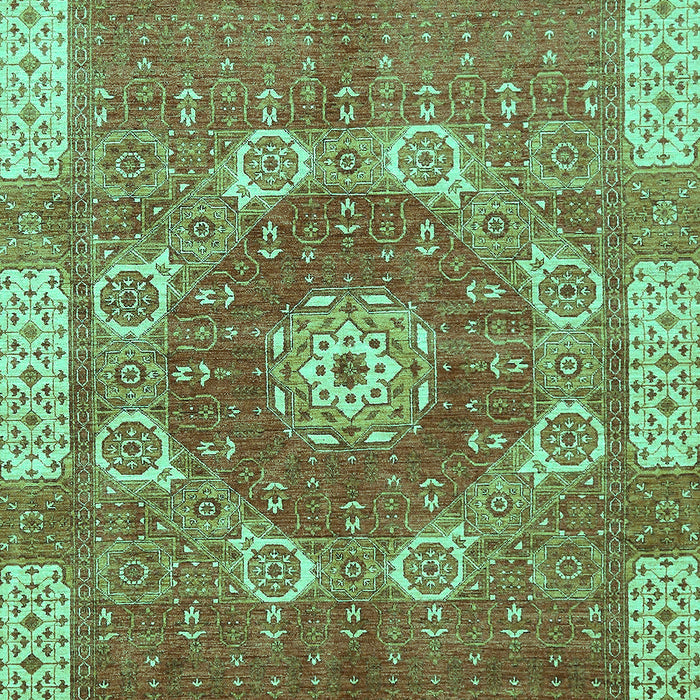 Abstract Turquoise Modern Rug, abs650turq