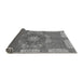 Sideview of Abstract Gray Modern Rug, abs650gry