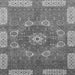 Square Abstract Gray Modern Rug, abs650gry