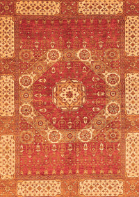 Abstract Orange Modern Rug, abs650org