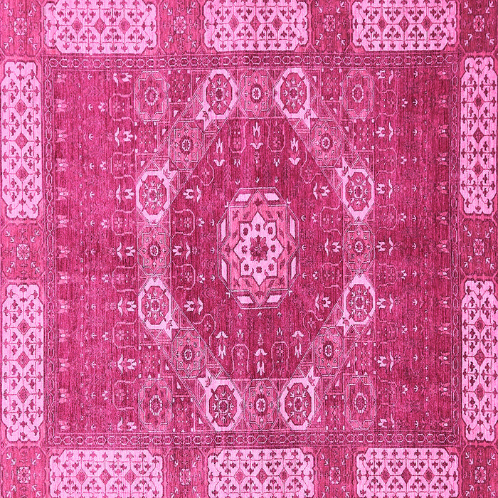 Square Abstract Pink Modern Rug, abs650pnk