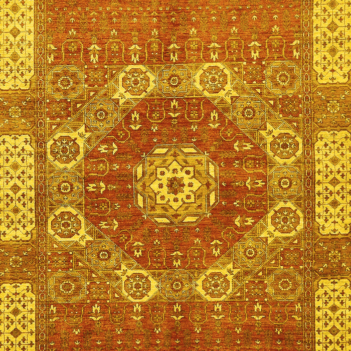 Abstract Yellow Modern Rug, abs650yw
