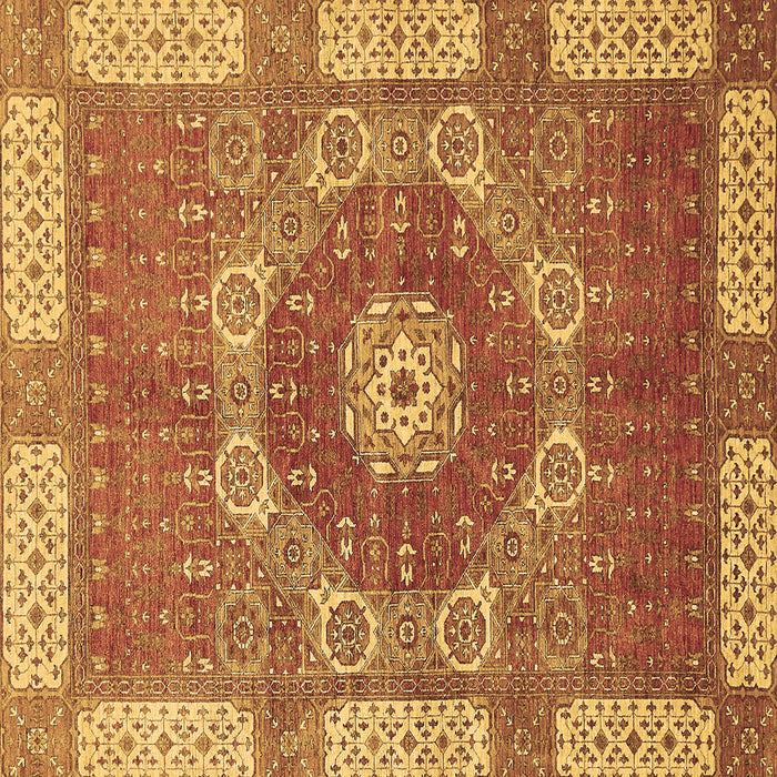 Square Abstract Brown Modern Rug, abs650brn