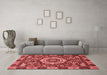 Modern Red Washable Rugs