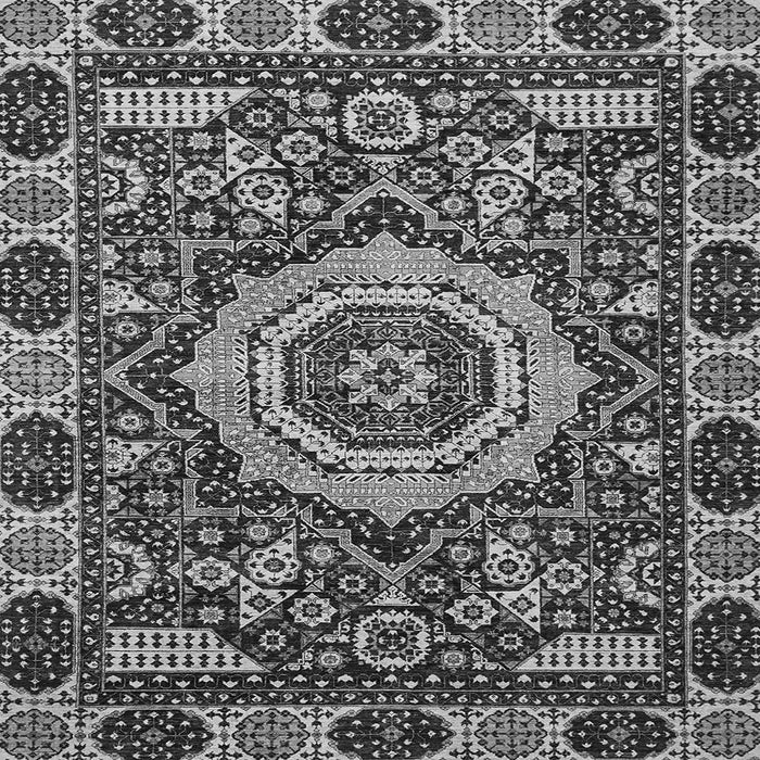 Square Machine Washable Abstract Gray Modern Rug, wshabs651gry