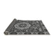 Sideview of Abstract Gray Modern Rug, abs651gry