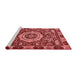 Modern Red Washable Rugs