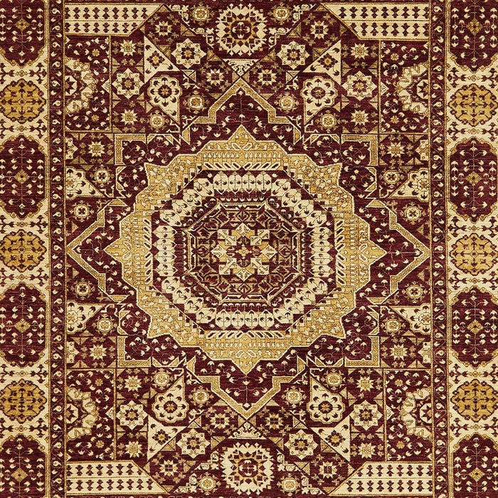 Abstract Orange Modern Rug, abs651