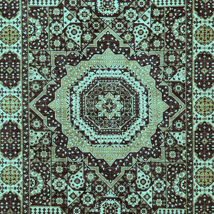 Abstract Light Blue Modern Rug, abs651lblu