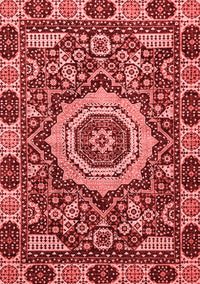 Abstract Red Modern Rug, abs651red