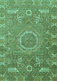 Abstract Turquoise Modern Rug, abs652turq