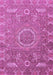 Machine Washable Abstract Purple Modern Area Rugs, wshabs652pur